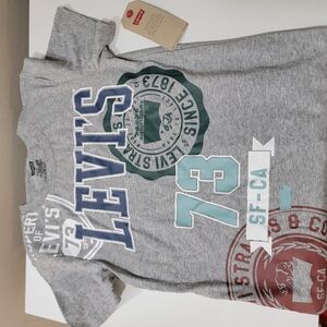 Levi's Gray Graphic Tee for Kids